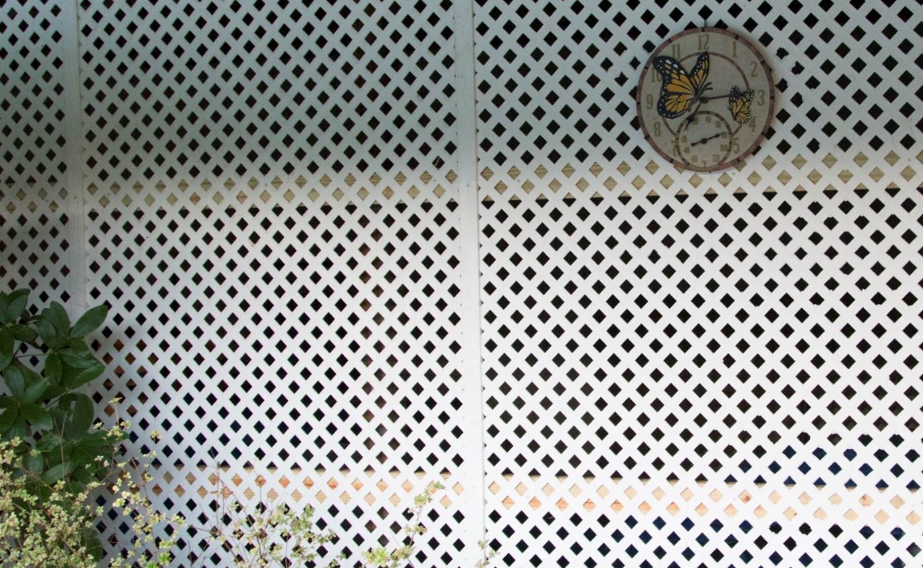 vinyl lattice panels pallet